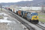 CSX NB freight going by KC jct